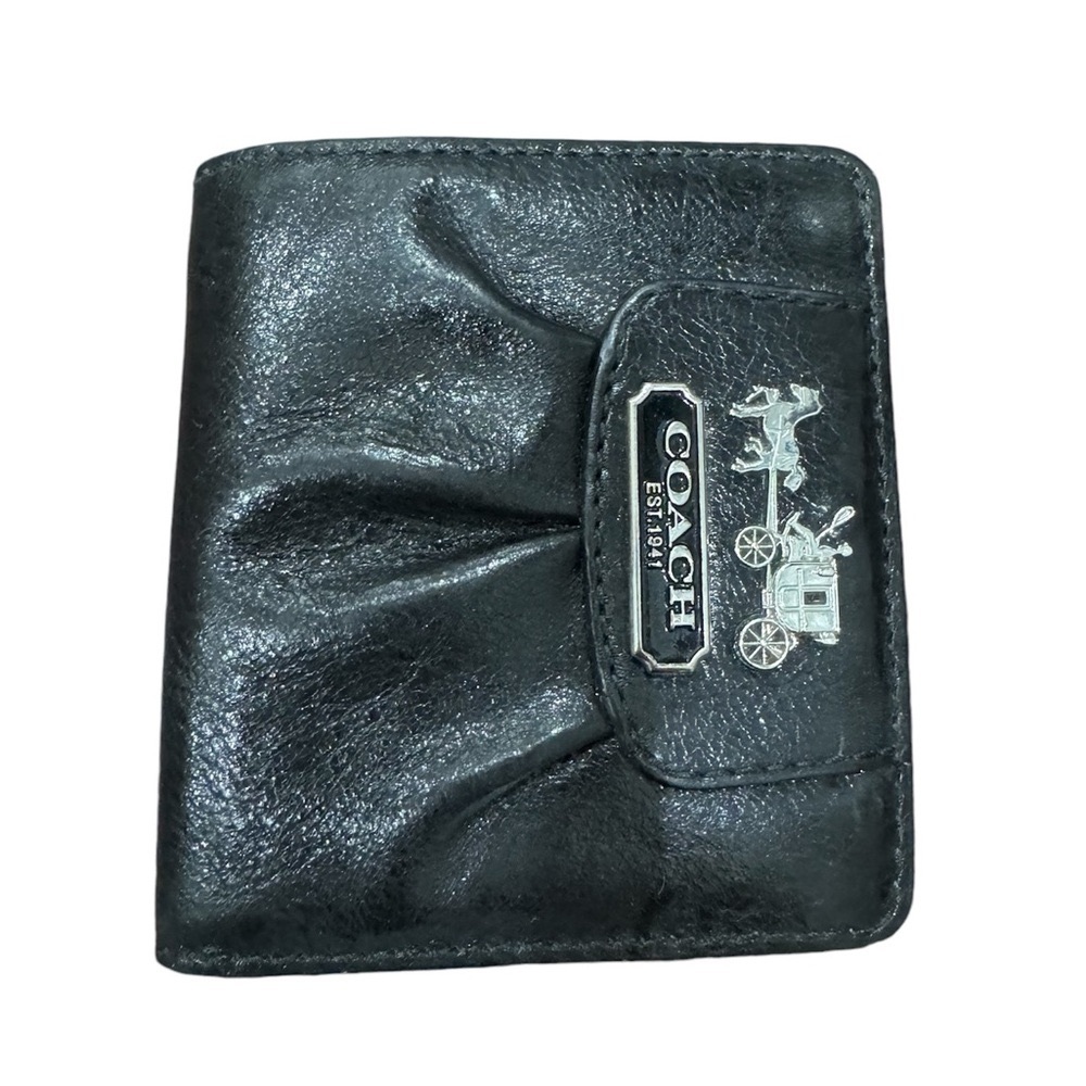Mini Coach Bi-Fold Wallet